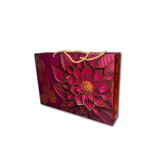 6 Glass Bottles Luxury Diwali Hamper 600gm