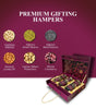 6 Glass Bottles Luxury Diwali Hamper 600gm