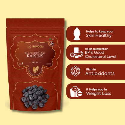 Indian Seedless Raisins Black