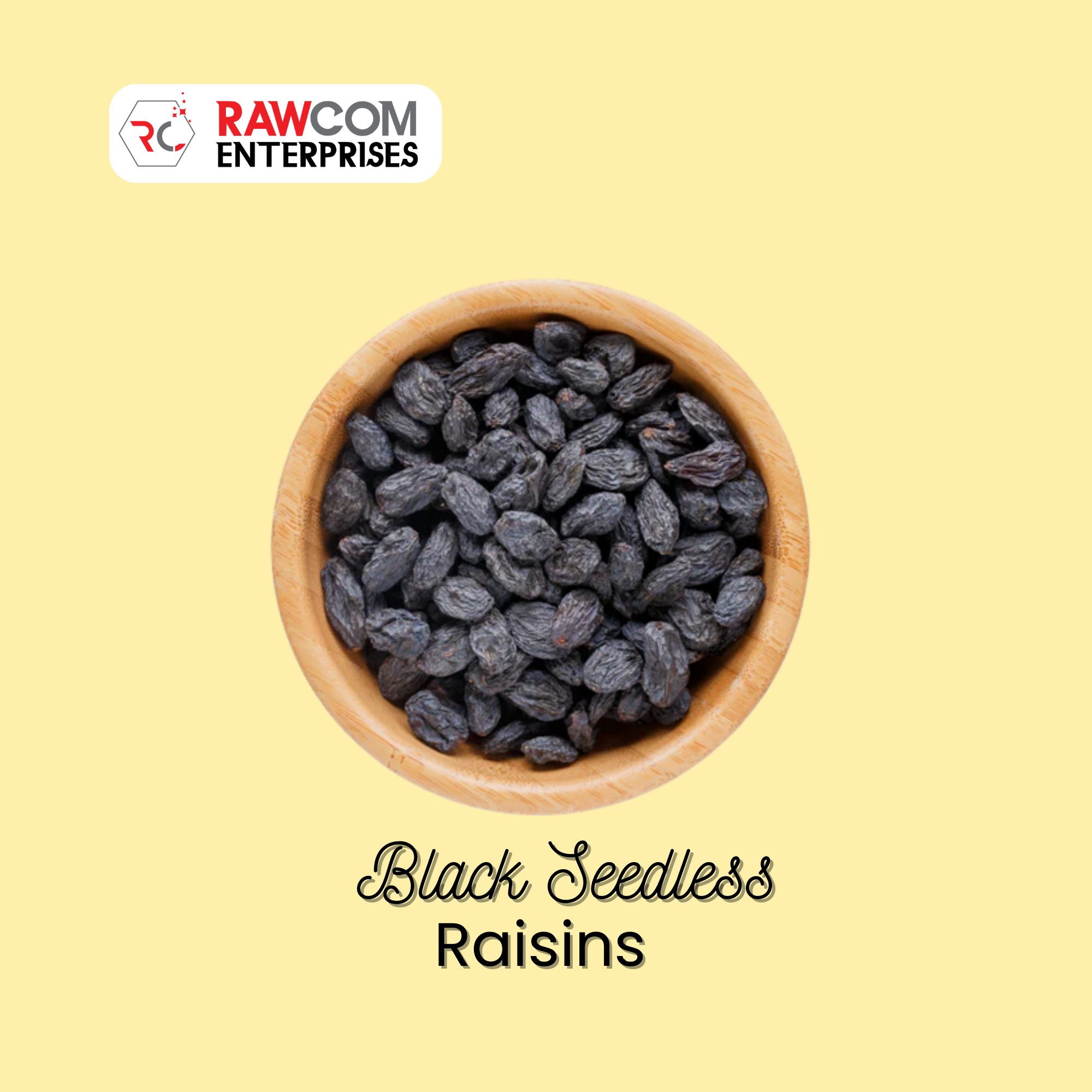 Afghani Seedless Raisins Black
