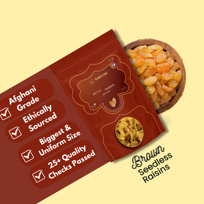 Indian Seedless Raisins Brown