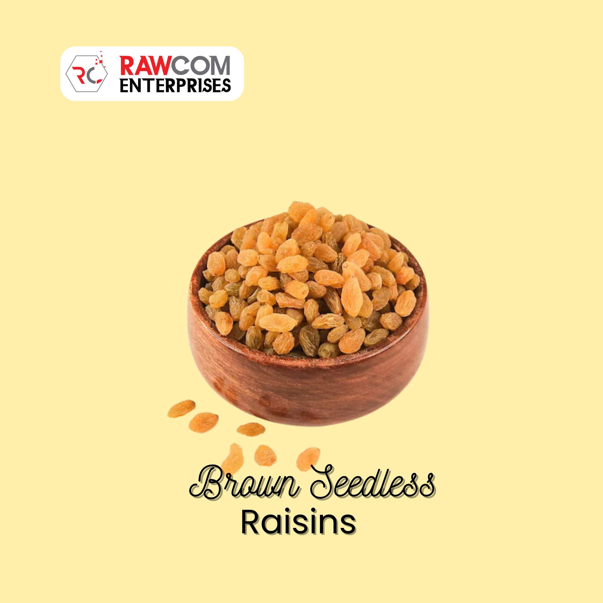 Afghani Seedless Raisins Brown