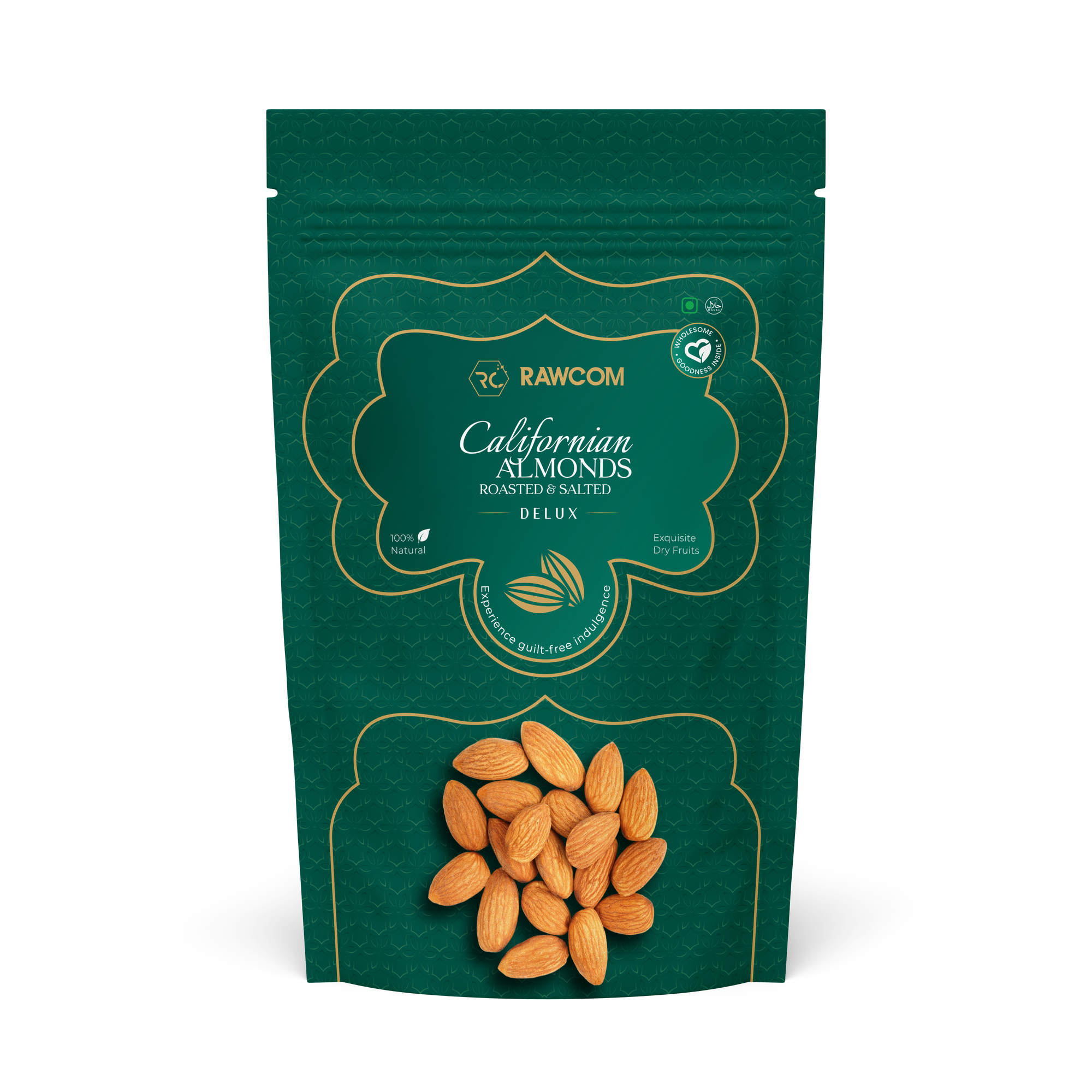 Californian Almonds Roasted & Salted  - Delux