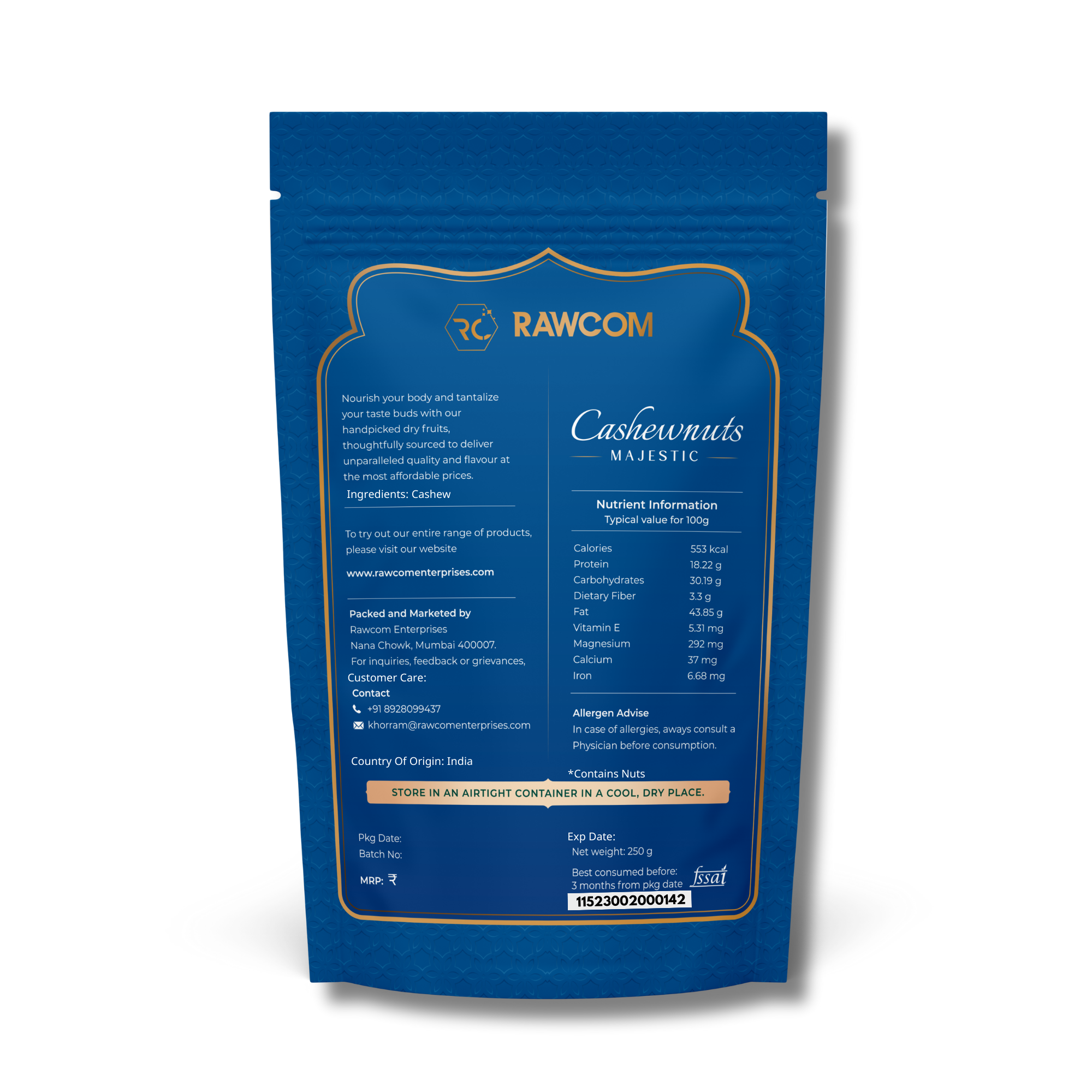 Cashewnuts Roasted & Salted - Majestic