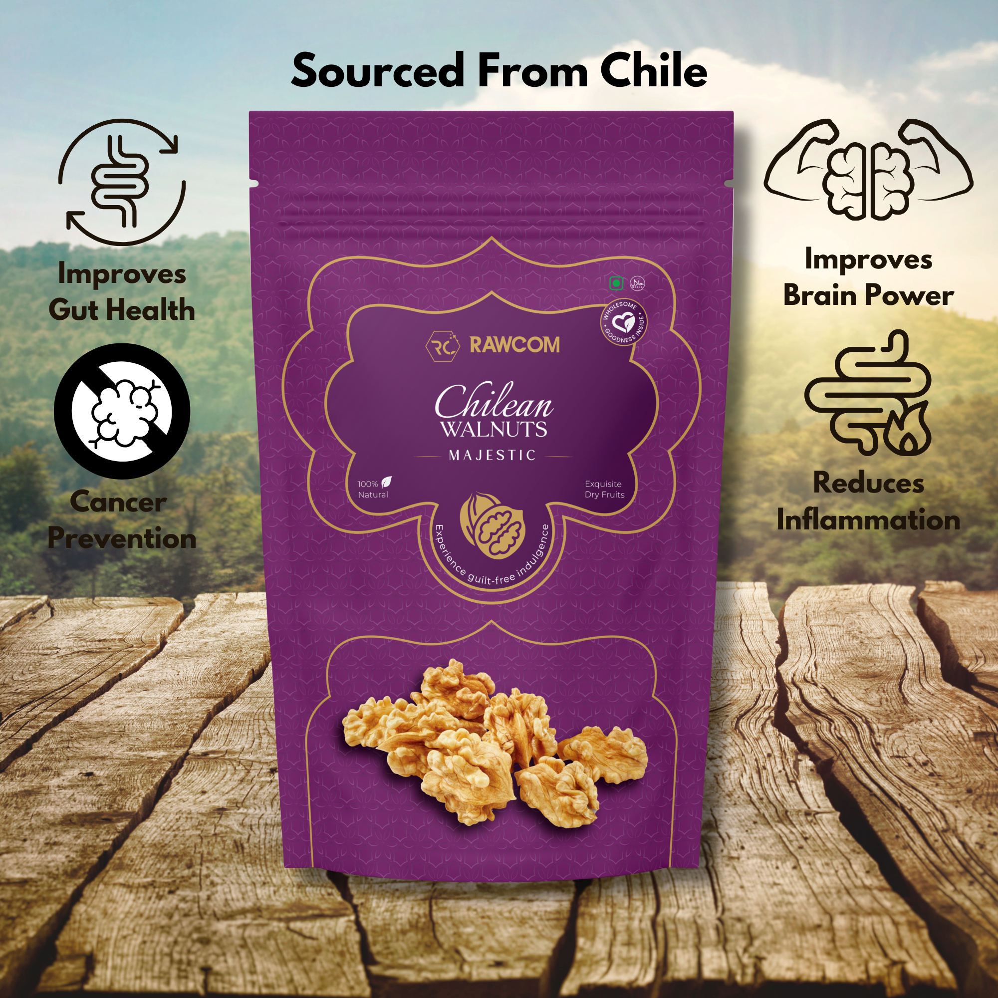 Chilean Walnuts - Majestic